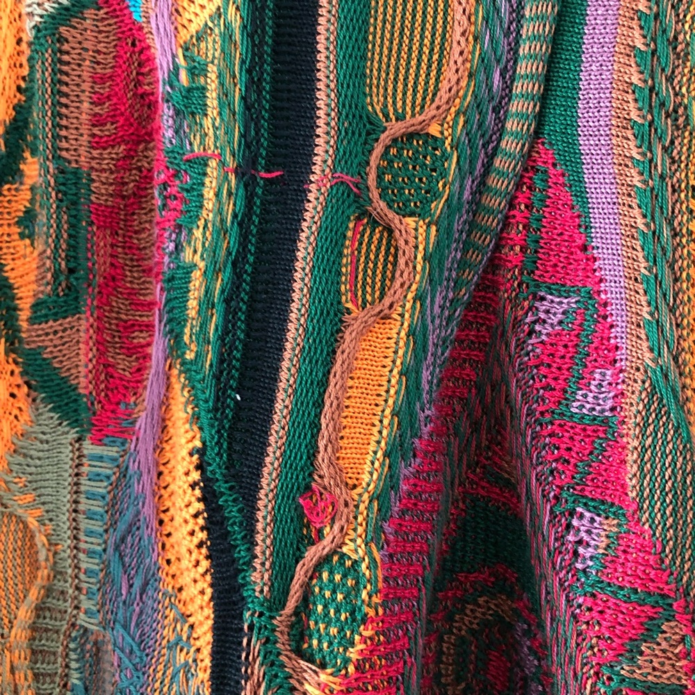 Coogi Vintage Cardigan Colorful Size S - Picture 6 of 9